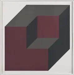 Forms derived from a cube, 88/89 by Sol LeWitt, Sérigraphie en couleurs, sold Dec 2015