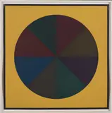 A circle divided into eight parts yellow, 1988/89 by Sol LeWitt, Sérigraphie en couleurs, sold Dec 2015