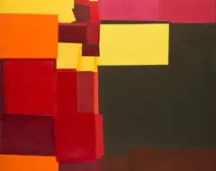 Sans titre by Cosmas Xenakis, 1980-1983, Acrylique sur toile, sold Nov 2015