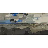 Le golfe; ciel noir by Manolis Calliyannis, 1957, Huile sur toile, sold Nov 2015