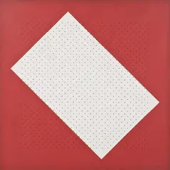 Puntigrama Bicromo by Cesare Andrade, 1978, Huile sur toile, sold Nov 2015