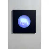 Circum bleu by Gun Gordillo, 2007, Bois et installation lumineuse, sold Nov 2015