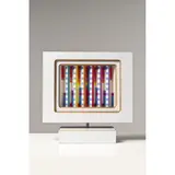 Composition cinétique by Yacoov Agam, 1982, Sérigraphie couleur sur carton double face dans, sold Nov 2015