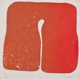 Do by Pierre Szekely, 1977, Estampe, soie sur granit, sold Nov 2015