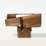 Lieu 3 by Chaouki Choukini, 1995-2012, Bois de chêne, sold Nov 2015