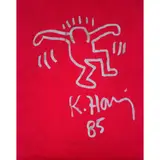Sans titre by Keith Haring, 1985, Peinture aérosol sur toile, sold Oct 2015