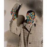 Boxeur parmi les peintres by Eduardo Arroyo, 1975, Photographie et gouache sur papier, sold Oct 2015