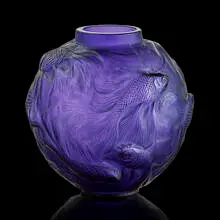 "Formose" vase by René Lalique, France, sold Sep 2017