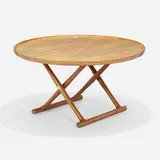 Egypt coffee table by Mogens Lassen, c. 1940, mahogany, brass, sold Apr 2023