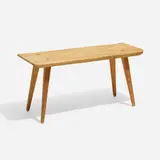 Bench by Carl Malmsten, 1953, pine, sold Apr 2023