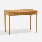Lady's writing desk, model RY 32 by Hans J. Wegner, 1955, oak, teak, brass, sold Apr 2023