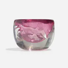 Vase by Andries Copier, c. 1940, glass, sold Apr 2023