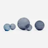 Sunballs, set of five by Timo Sarpaneva, 1960, hand-blown glass, sold Apr 2023