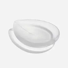 Art Object by Tapio Wirkkala, 1955, line cut and mold-formed glass, sold Apr 2023