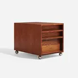 Cabinet by Bodil Kjær, c. 1959, rosewood, sold Apr 2023