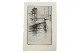 Bunker Hill (Monument) Winter by Kleber Hall, 1922, Etching on paper, offered May 2020
