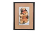 Female Figure by Oreste Dequel, Ink and gouache on paper, offered May 2020