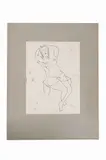 Waiting by Fernando Puma, Ink on paper, offered May 2020