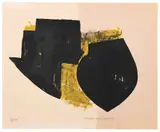 Composition by Manolis Calliyannis, 1953, Lithograph. Pencil, offered May 2020