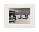 Winter Tourists on the Beach by Marion Post Wolcott, gelatin silver print on paper, sold Feb 2025