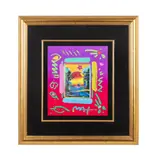 Better World by Peter Max, lithograph with acrylic mixed media on paper, sold Feb 2025