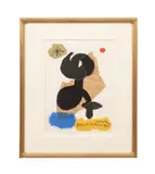 and Tristan Tzara (French / Romanian by Joan Miró, lithograph - circa 1950, sold Feb 2025