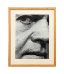 Irving" - 1980 by John Coplans, silver gelatin print on glossy paper, sold Feb 2025