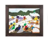 Untitled - Women In a Cotton Field - late 20th/early 21st century by Bernice Sims, oil on canvas, sold Feb 2025
