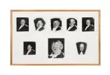 Nikita Khrushchev" Eight Distortion Portraits - 1960s by Weegee aka Arthur Fellig, silver gelatin prints, sold Feb 2025
