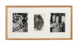 Nikita Khrushchev" Distortion Portrait triptych by Weegee aka Arthur Fellig, silver gelatin prints, sold Feb 2025
