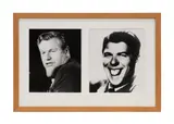 Ronald Reagan" Distortion - circa 1967 by Weegee aka Arthur Fellig, gelatin silver print, sold Feb 2025