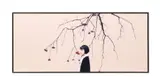 Rowanberries" - 2003 by Julia Peirone, acrylic panel, sold Feb 2025
