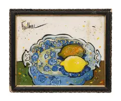 Untitled - Still Life by Henry Faulkner, oil on panel, sold Feb 2025