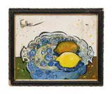 Untitled - Still Life by Henry Faulkner, oil on panel, sold Feb 2025
