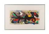 Ceramiques II by Joan Miró, lithograph on paper, sold Feb 2025