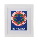 The President by Robert Indiana, lithograph on paper, sold Feb 2025