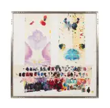 born 1939). "The Challenge: 'Detachment" - 1987 by Katharine Hartwig Dahl, mixed media on paper, sold Feb 2025