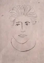 Untitled by Henri Matisse, etching "Portrait of a Woman", sold Dec 2021