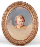portrait of a child by Thomas Sully, oil on canvas, sold Dec 2021