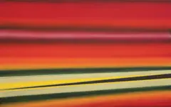 Untitled (1975) by Rita Letendre, oil on canvas, sold Dec 2020