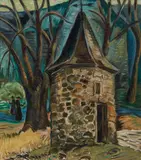 Martello Tower, Montreal by Ethel Seath, oil on board, sold Dec 2020