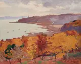 Sillery from the Battlefields, Quebec by Robert Pilot, oil on canvas, sold Dec 2020