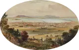 City of Montreal, Canada by Washington Friend, watercolour, sold Dec 2020