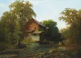 Homer Watson, The Old Mill by Homer Watson, oil on canvas, sold Jun 2021
