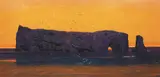 Charles Comfort, Midsummer Dawn, Percé by Charles Comfort, oil on canvas, sold Jun 2021