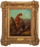 Untitled by Frederick Gerald Kinnaird, oil on canvas, sold Apr 2023