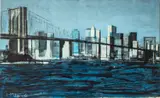 Untitled by Olivier Catte, circa 2006, acrylic and wax on canvas, sold Apr 2023