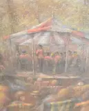 Pastels on paper by Eiko Yoshimoto, drawing, offered Aug 2025