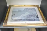 Colour print depicting boats by Claude Monet, print, offered Jul 2025