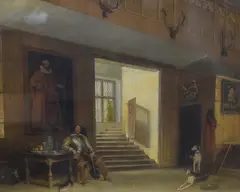 An interesting by James Digman Wingfield, oil on canvas, offered Jul 2025